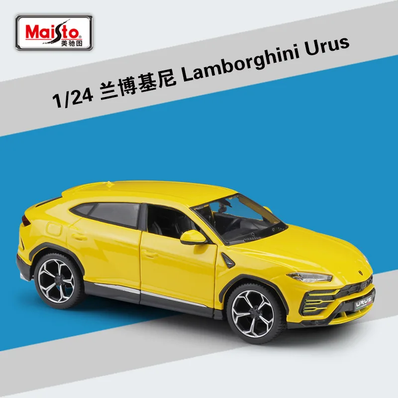 Maisto 1:24 Lamborghini URUS внедорожник моделирование сплава Модель автомобиля коллекция Подарочная игрушка