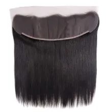 Бразильские предварительно выщипанные прямые 13x4 дюйма Фронтальная застежка Remy человеческие волосы невидимые от ушей до ушей прозрачное фронтальное закрытие шнурка