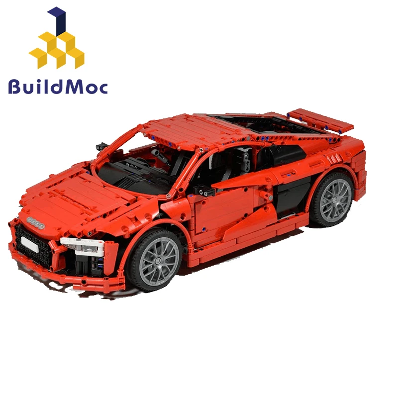 C250 No motor BuildMoc сборки для MOC Audi R8 V10 Ferrarii 458 Строительные блоки Набор игрушек DIY Развивающие детские подарок на день рождения - Цвет: C250 No motor