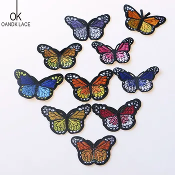

Hand sewing patch of empty butterfly cloth applique DIY garment accessories patch of embroidery and embroidery