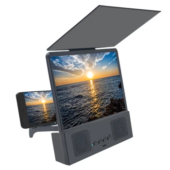 

Screen Magnifier HD Universal 8.5inch Speaker Mobile Phone Amplifier Phone Bracket Video Projector for Living Room Bedroom