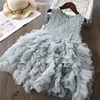 Summer Kids Dresses For Girls Tutu Fluffy Cake Smash Dress Elegant Princess Party Wedding Dress Girl Birthday Clothing 3 8Y ► Photo 3/6