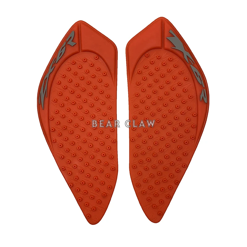 red One pair Для Kawasaki zx6r ZX-6R zx6r 2009- мотоциклетный топливный коврик предохранительный бак Тяговый боковой коврик газовое топливо колено сцепление наклейки - Цвет: red One pair