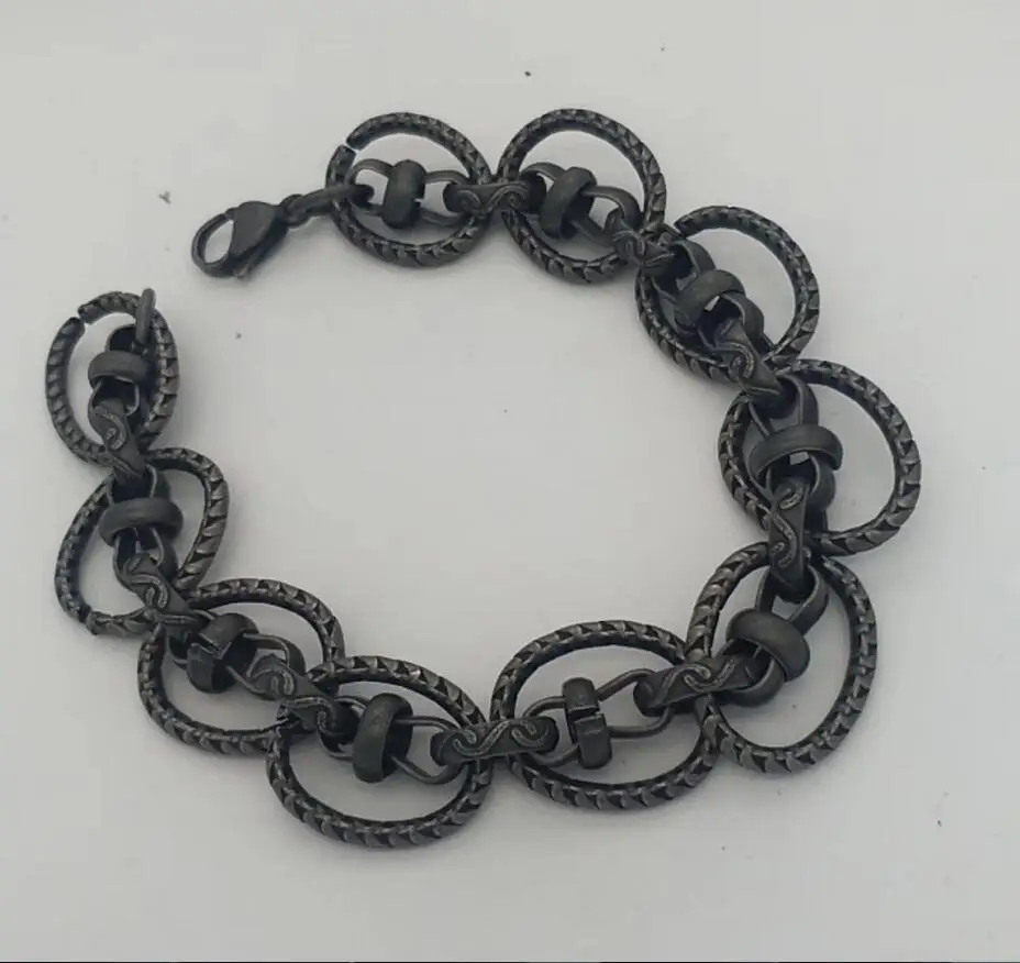 Модный Властный Браслет из нержавеющей стали, мужской персональный Простой декоративный браслет, браслет из нержавеющей стали, аксессуары