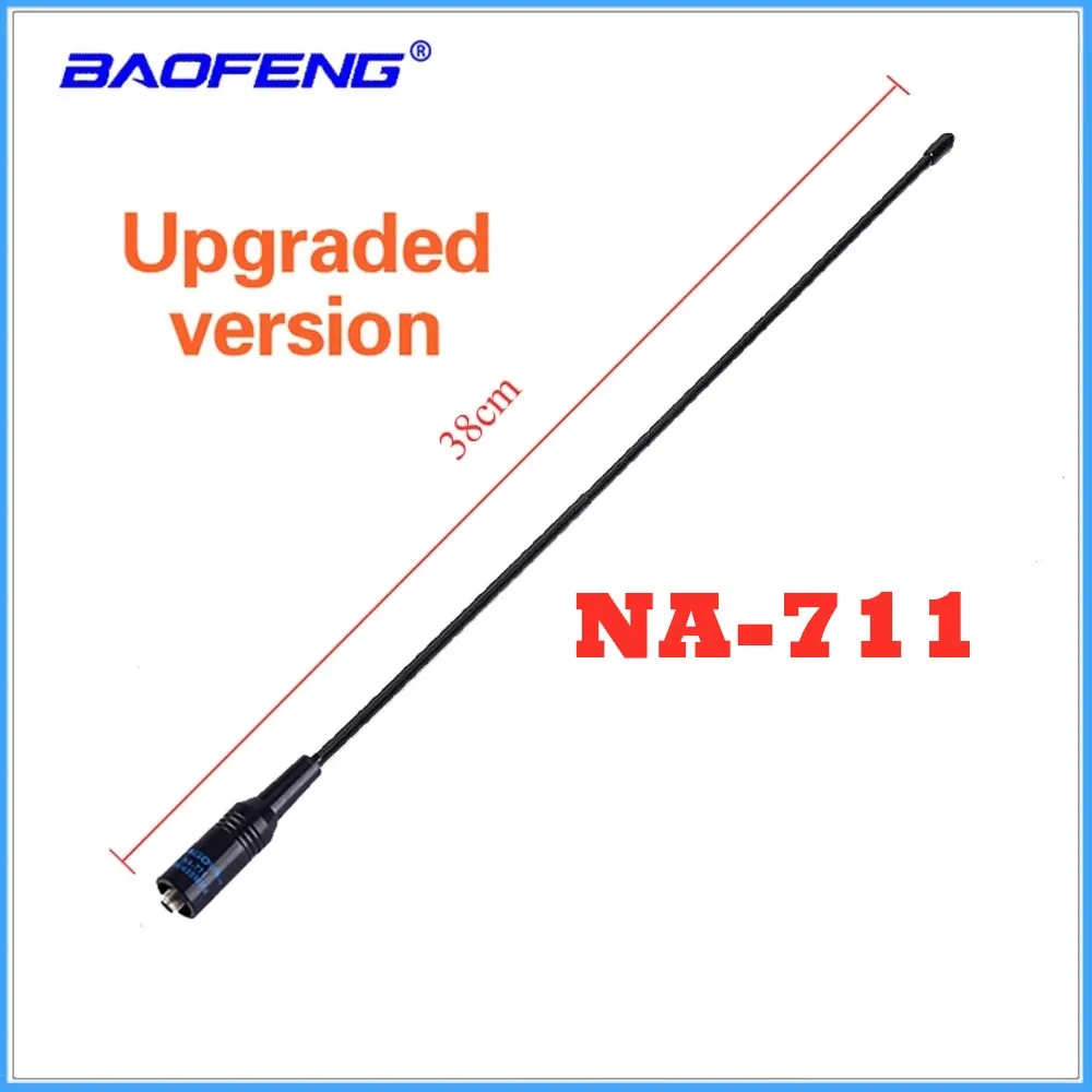 Baofeng NA-771 SMA-F SMA hembra de doble banda VHF/UHF 144/430MHz antena para Baofeng UV10R UV-82 UV-5R 888S Walkie Talkie Radio de jamón