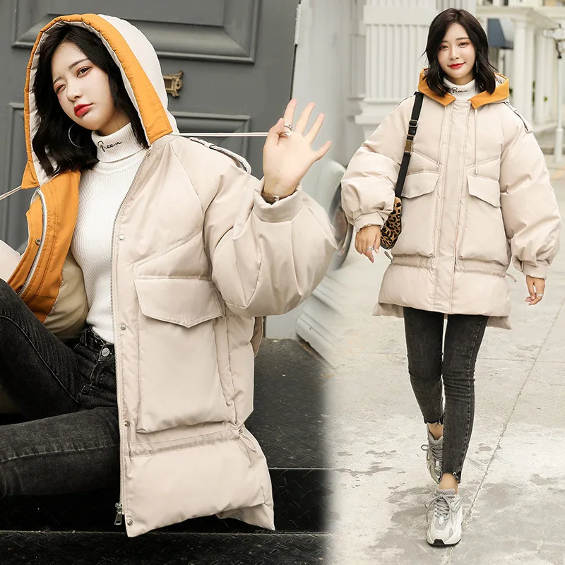 

Short down Jacket Cotton-padded Clothes Women's 2019 New Style Winter Korean-style Fashion Loose CHIC Thick Cotton-padded Jacket