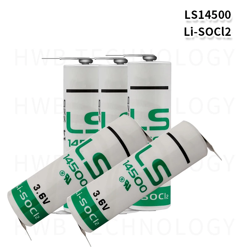 

12pcs New original For Saft LS14500 14500 AA 3.6V PLC industrial automation equipment CNC machine lithium battery with pins