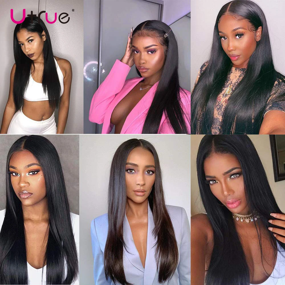 Straight Human Hair Closure Remy Middle Part T Lace Closures Only 4x4 Closure Human Hair