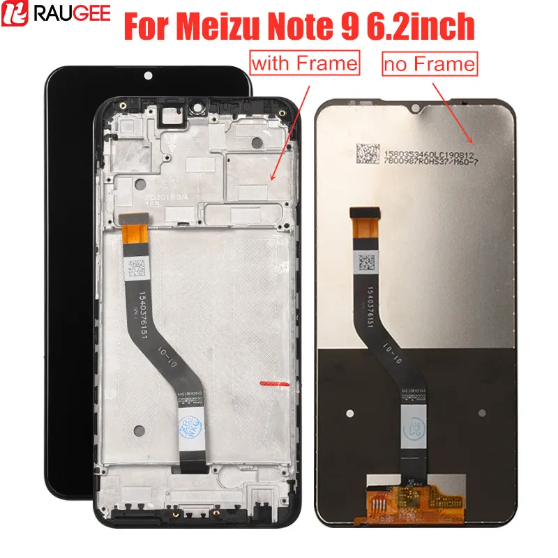 ЖК экран для Meizu Note 9 дисплей + сенсорный дигитайзер замена Note9 6 2 дюймов