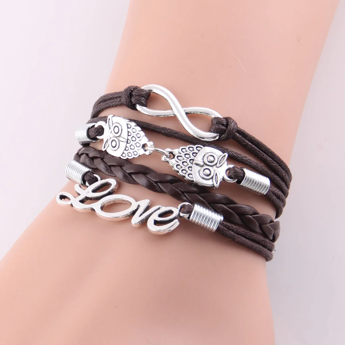 Designer Infinity And Owl Bracelet – Channel Your Inner Fashionista