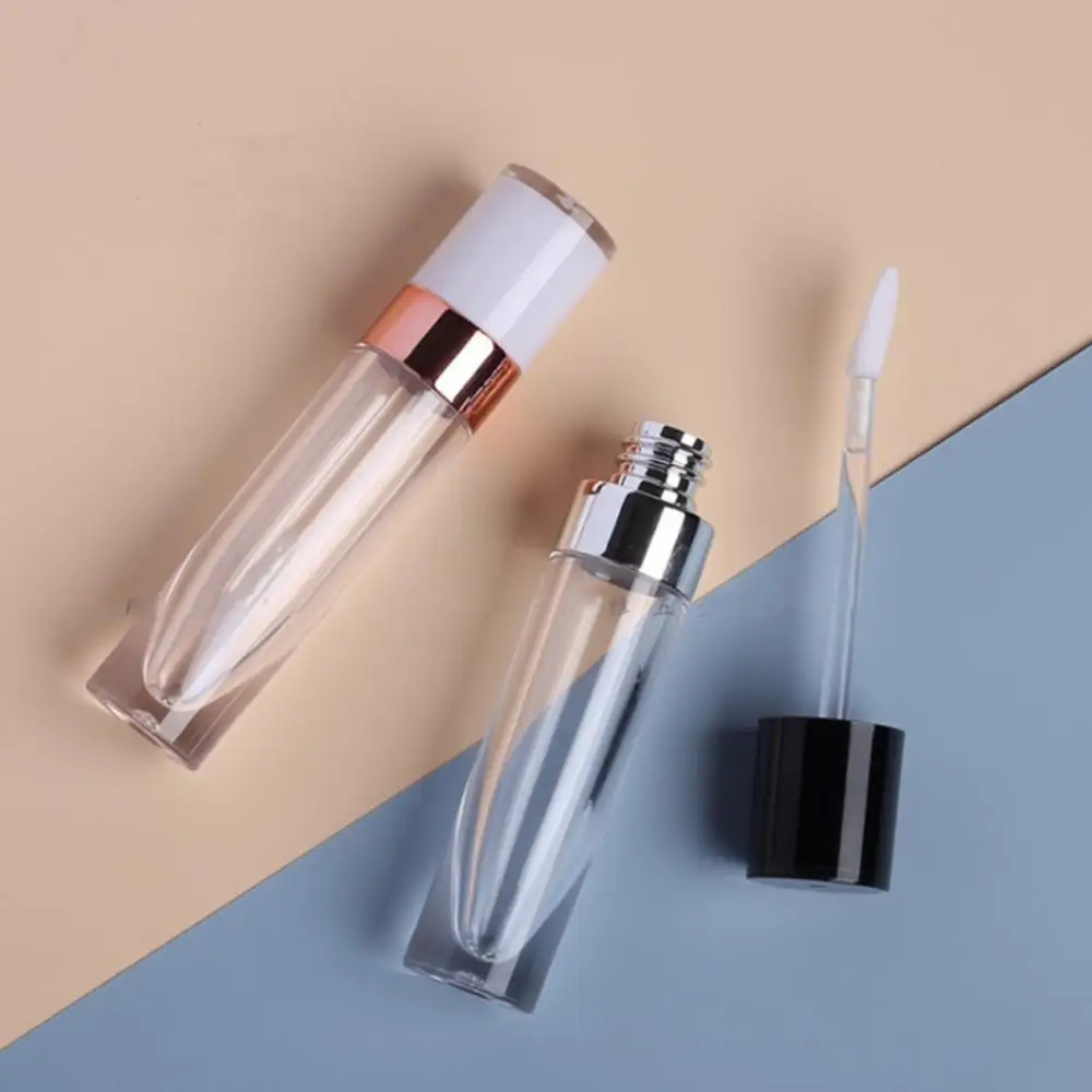 7ml ABS Round Lip Gloss Tube Pen Lipstick Balm Care Serum Bottle Women Girls Beauty Makeup Tool DIY Sample Vials | Красота и здоровье