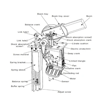 

GALO heavy-duty automatic parking gate mechanism gate mechanism parking gate mechanism, opening time is 2 seconds