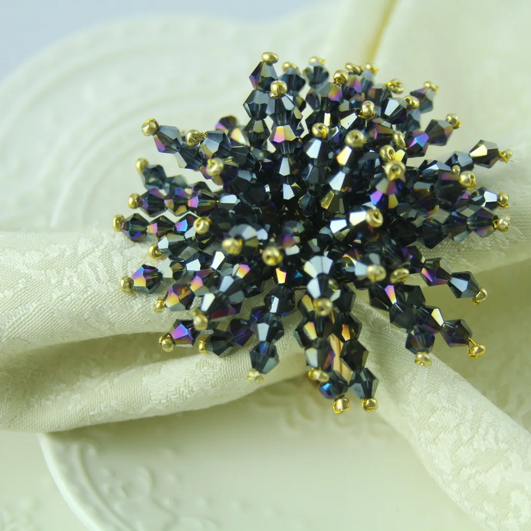 Frete grátis anel de guardanapo flor cristal atacado 4 pcs muitos cores
