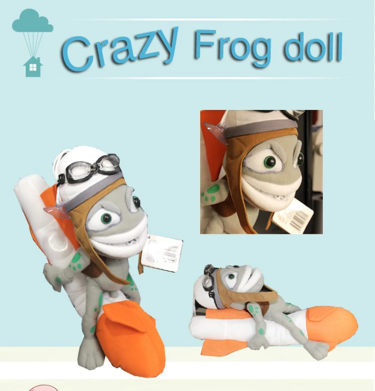 Foreign Trade Original Product Crazy Frog Doll Household Accessories miniature cat figurines Figurines & Miniatures