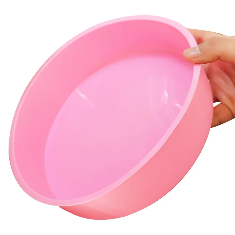 

8 Inch Silicone Round Cake Pan Tins Non-stick Baking Mould Bakeware Tray Kitchen Baking Tool