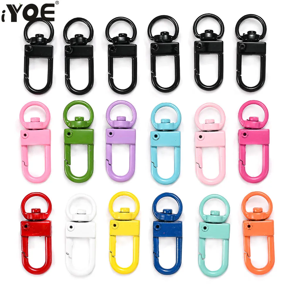 2pcs Alloy Colorfast Keychain Clasp Hooks Link Rings Lobster Clasps For  Jewelry Findings Diy Charms Accessories Wholesale - Jewelry Findings &  Components - AliExpress