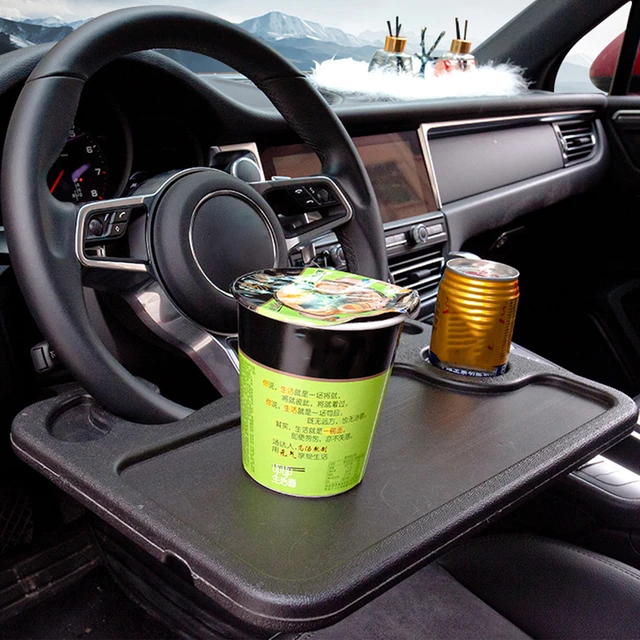 Assiette à dîner de voiture pour Benz Nissan, Table à manger pour bébé,  nourriture à boire, café, plateau pour ordinateur portable, support de  bureau, planche de siège - AliExpress