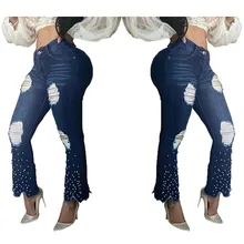 Новинка, женские модные джинсы с высокой талией, рваные, обтягивающие, обтягивающие, стрейчевые, облегающие, с дырками, джинсы# G30