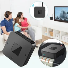2 в 1 Bluetooth 5,0 PC портативный аудио адаптер с низкой задержкой стерео Домашние беспроводные колонки Цифровой оптический приемник и передатчик tv
