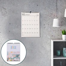 1Pc kalendarz ścienny kreatywny kalendarz miesięczny 2022 kalendarz Planner (różne kolory) tanie tanio CN (pochodzenie) Monthly Calendar Note-taking Calendar Planner Calendar Schedule Planner Hanging Calendar