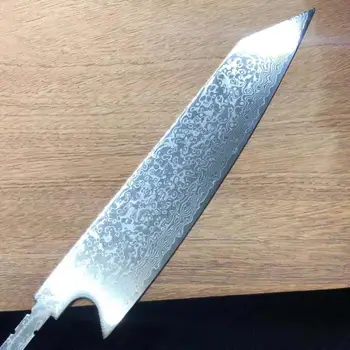 Sharp FAI DA TE del cuoco unico della lama in bianco vg10 lama in acciaio di Damasco materiale semi-finito billet Giapponese coltello da cucina di cottura per ol