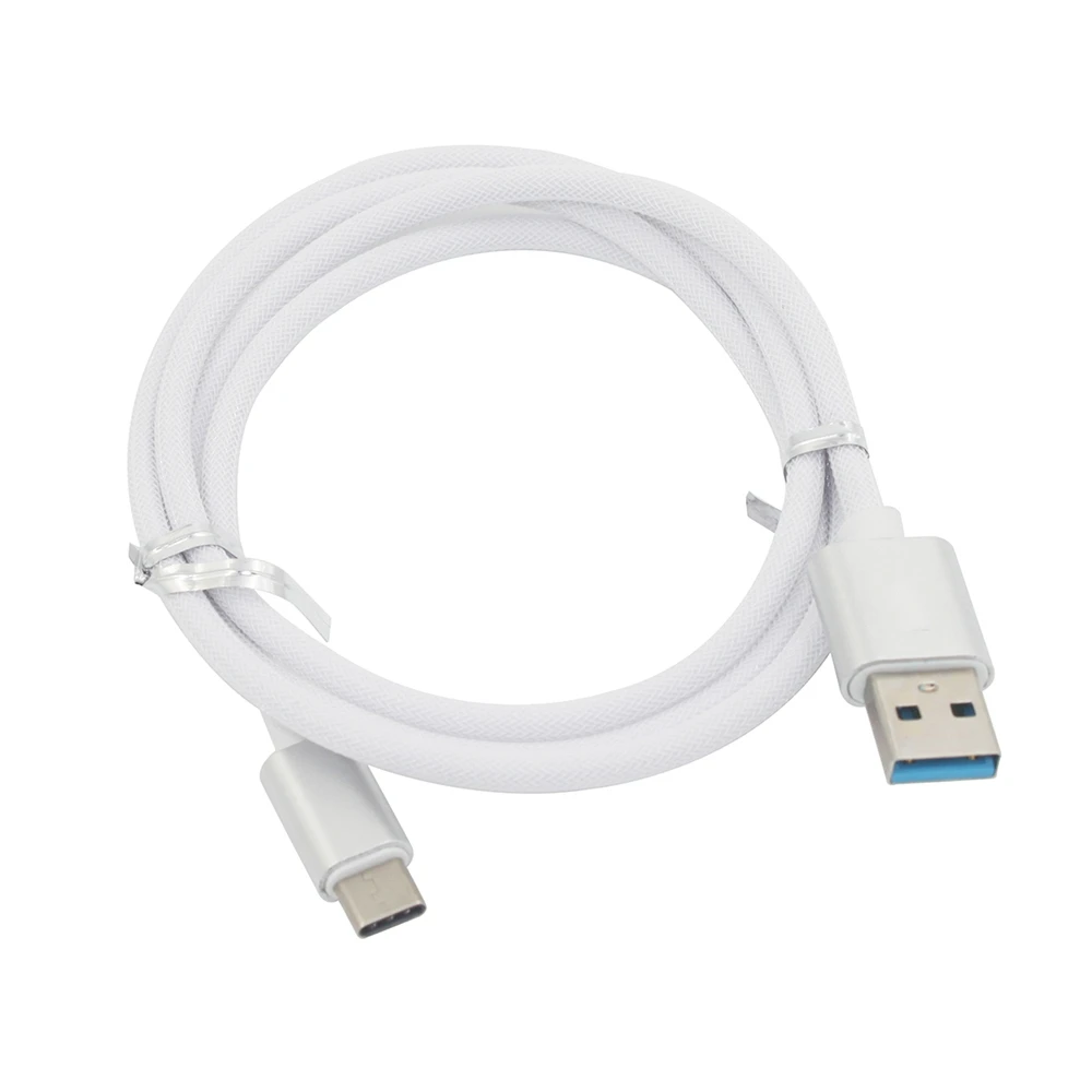 Мини-улыбка 3.4A Быстрая зарядка Usb 3,1 type-C к Usb 2,0 кабель передачи данных 100 см