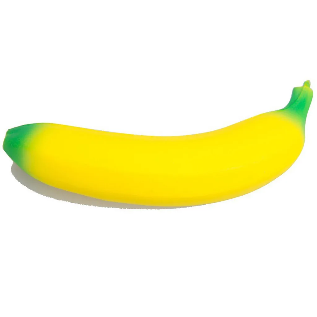 Slow Rebound Simulation Fruit Strawberry Banana Decompression Toy  Stress Reliever Decor Toys photography props #B