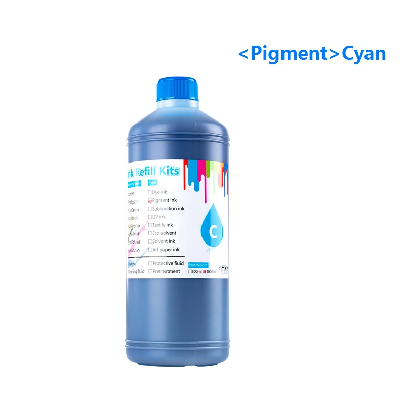 Tinta do Pigmento para Epson 1000ml Impermeável T3000 T3070 T3200 T3270 T5000 T5070 T5200 T5270 T7000 T7070 T7200 T7270 7700 9700 - Imagem 5