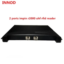 Длинный диапазон карта UHF RFID считыватель устройство работающее от прикуривателя с 2 портами Impinj R2000 чип RFID считыватель контроля и выхода или войти в двух направлениях