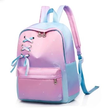 

Fashion Women Hot nylon women Backpacks Candy Color Waterproof School Bags for Teenagers Girls Laptop Backpacks Backpack