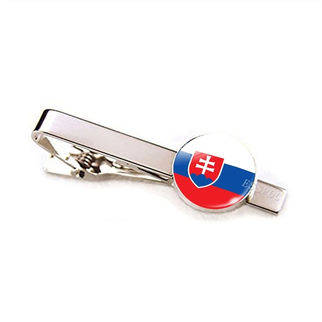 Czestochowa City Poland Flag Cufflinks Tie Clip Box Gift Set 
