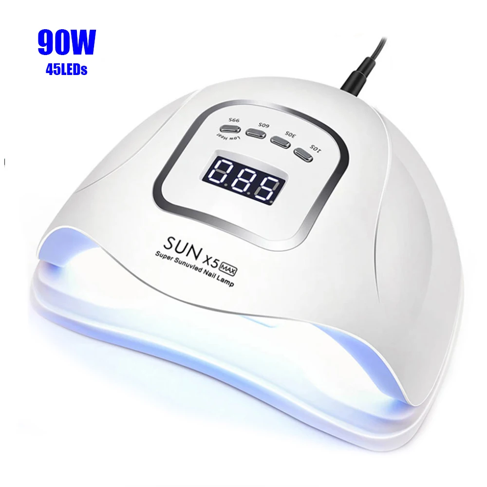 Hot Seller Nail-Dryer Timer Manicure-Tools Led-Lamp Gel-Polish Auto-Sensor Drying Leds UV Sunx5-Max GjobkAVl