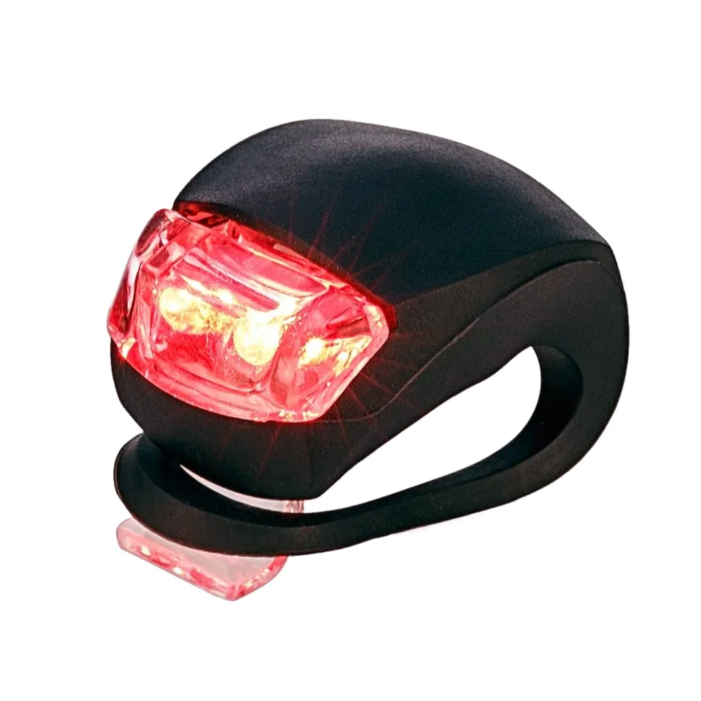 2Pc Silicone Bicycle Front Light LED Head Front Rear Wheel Bike Light Lamp Waterproof Cycling With Battery Bicycle Accessories