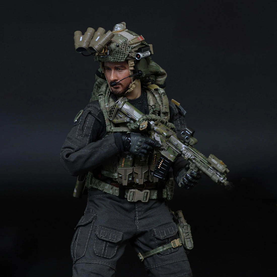 MODIKER 1/6 30 см модель солдата реалистичный головной убор DIY подвижные морские уплотнения Военная фигурка игрушки и хобби