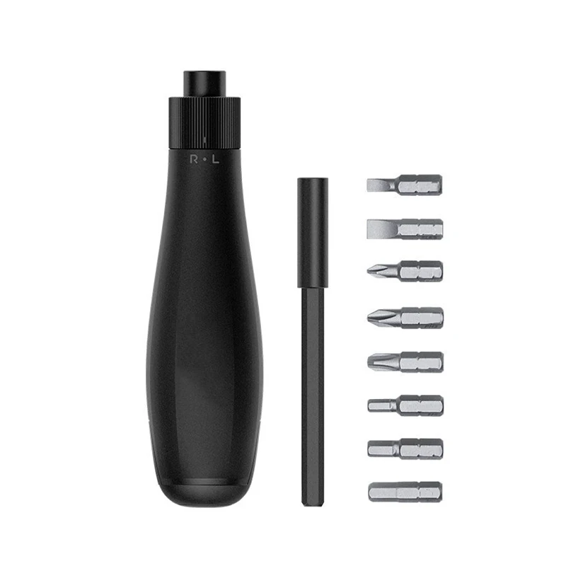 

New Daily Use Screwdriver Kit 8-in-1Bits With Concealed Screwdriver Head Storage Box Repair accessory Ratchet screwdriver set