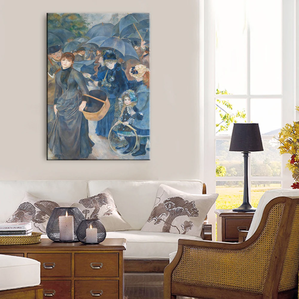 

Canvas European Painting Wall Art Posters and Prints Women Men Market Wall Pictures for Living Room Decoration Home Decor