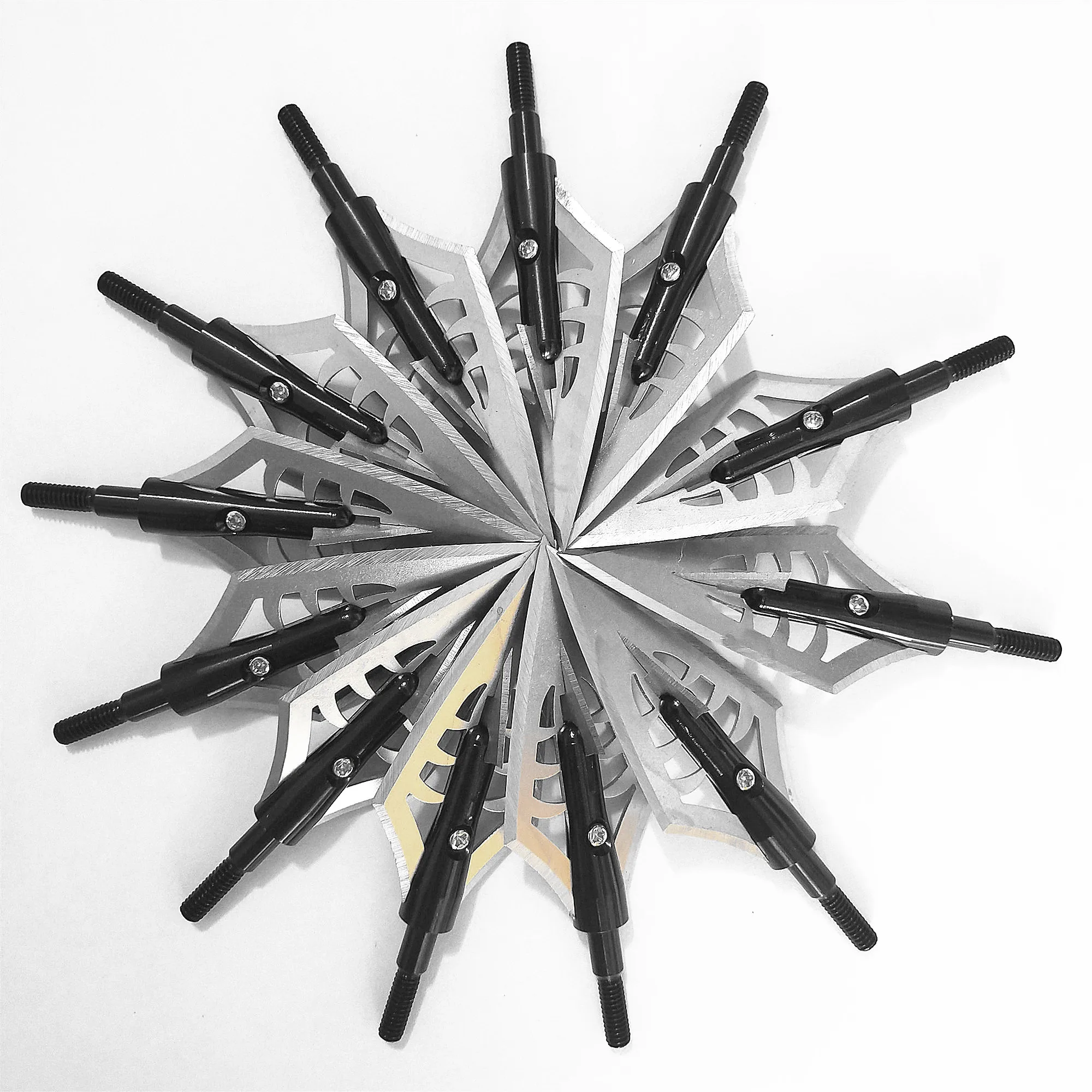 Охота рыбий кости Broadheads 1 &quotCut 150 зерна арбалет соединение лук стрел|Лук и стрела| |