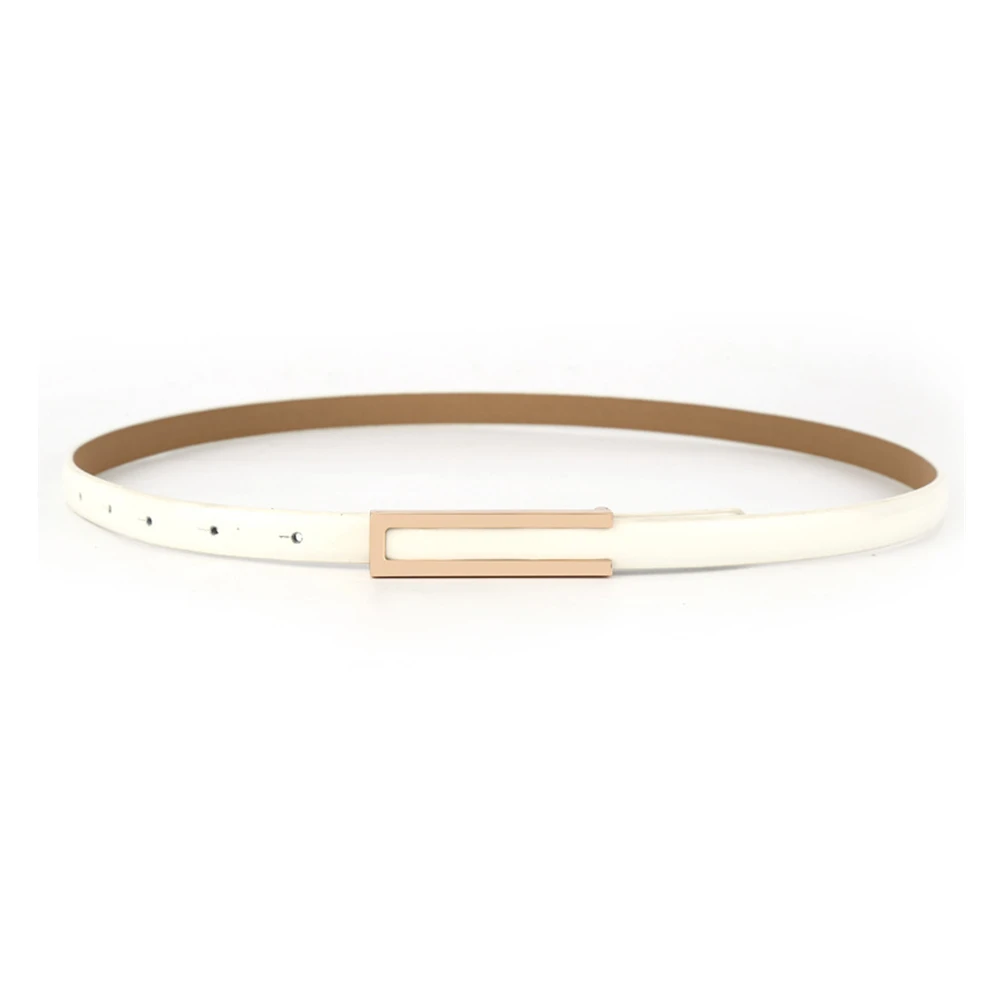 Genuine Leather Thin Belt