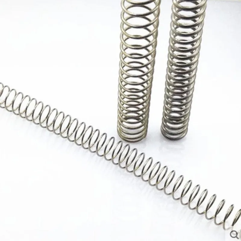 0.3mm-4mm Length 305mm 304 Stainless Steel Spring Compression Pressure Springs 