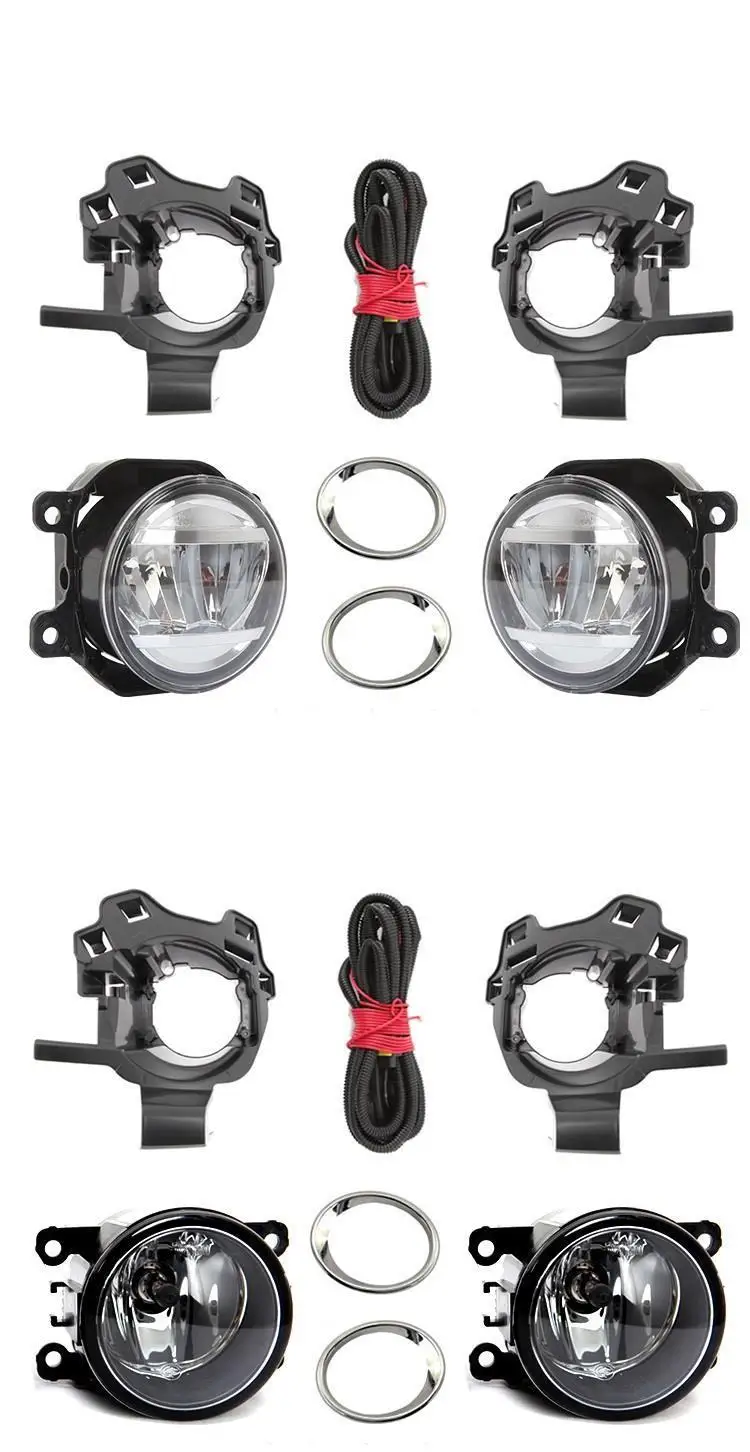 Automovil Автомобильные дневные ходовые огни внешний Drl светодиодные фары передние противотуманные огни автомобиля сборки 17 18 для Renault Kadjar