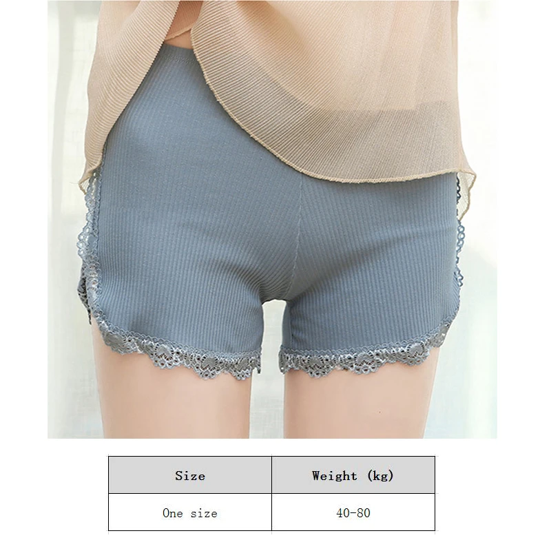 Summer New Thread Cotton Lace Safety Underwear Ladies Japanese Anti-going Out Wearing Shorts Lingerie Underpants Women's Panties