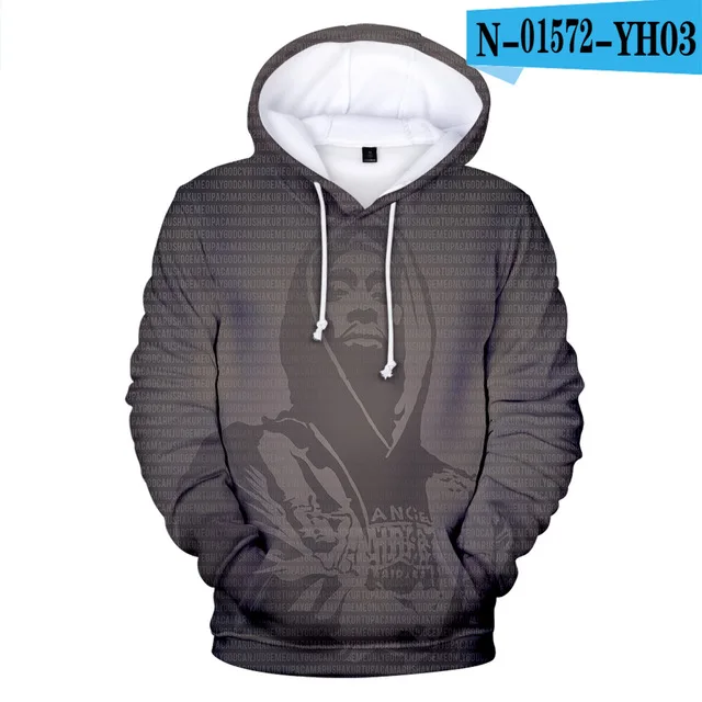 Хип-хоп 2pac 3d Толстовка с капюшоном для мужчин весенние пуловеры с принтом Rapper толстовки с Тупаком топы с длинными рукавами брендовая куртка одежда - Цвет: 3dwy-1008