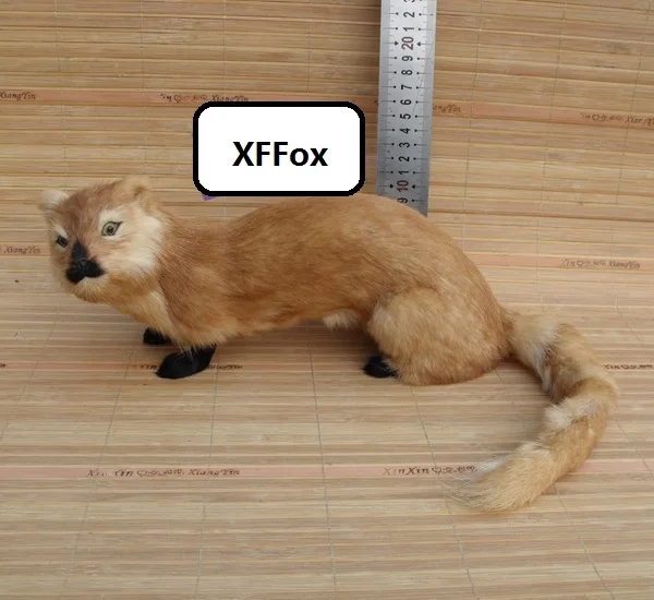 

new simulation Weasel model polyethylene&furs reallife Weasel doll gift about 28x9x12cm xf2162