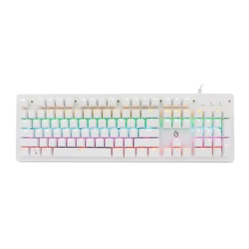 

USB Wired Gaming Keyboard 104 Key Colorful LED Backlit Mechanical Keyboad Computer Laptop Luminous Keypad for Office
