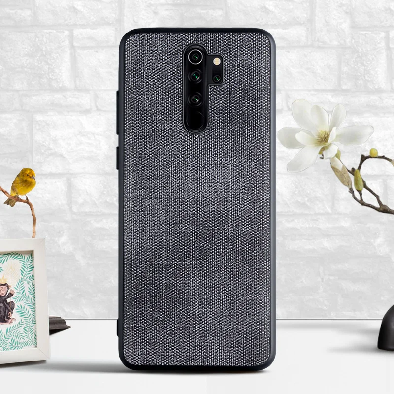 Чехол для Xiaomi Redmi Note 4 4x5 5a 6 7 8 pro plus pocophone f1 роскошный тканевый кожаный чехол
