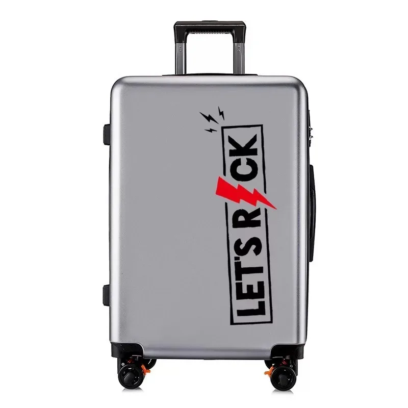 travel luggage15 PC ABS чемодан на колесиках, студенческий чемодан на колесиках, багаж для путешествий, 20 дюймов, мультяшный стенд, одежда для багажа, чемодан на колесиках, модная сумка - Цвет: travel luggage15