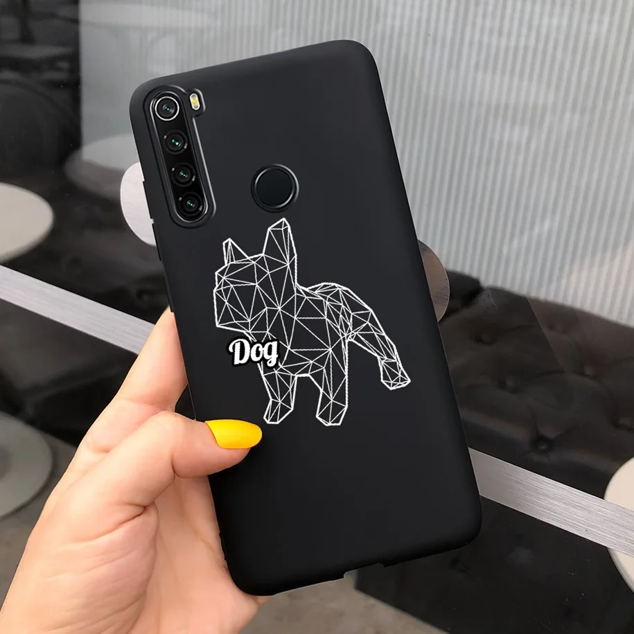 xiaomi leather case color Redmi Note 8 Ốp Lưng Điện Thoại Dễ Thương Mèo Hoạt Hình Ốp Lưng Dành Cho Xiaomi Redmi Note 8 Pro Trường Hợp Note8 8 T 8Pro 8 T Silicone Mềm Coque xiaomi leather case chain Cases For Xiaomi