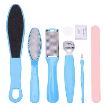 

8pcs Stainless Steel Exfoliating Prevent Dead Skin Manicure Pedicure Tools