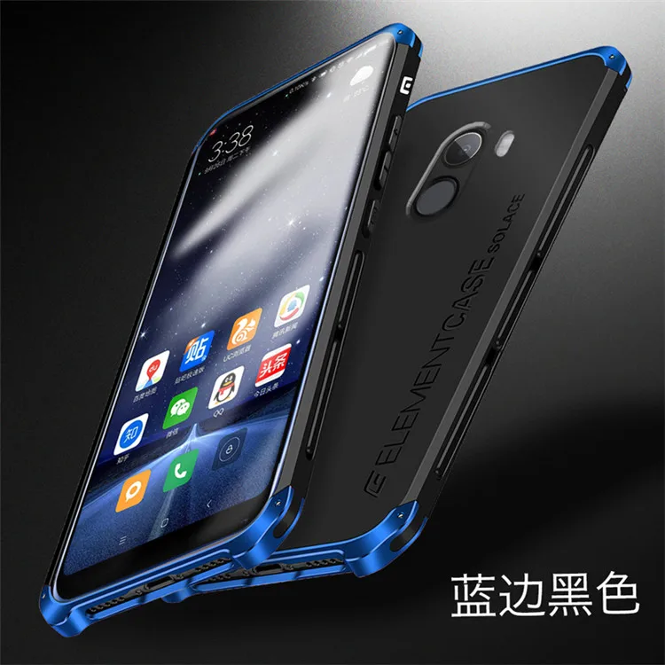 8 Для xiaomi mi x2 чехол Роскошный элемент телефонные чехлы с дизайнерским Alu mi nium и ПК чехол для xiaomi mi 4 5 5S plus RED mi PRO 8 8SE - Цвет: 8