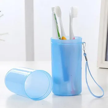 

Candy Colors Toothbrush Holder Tooth Mug Toothpaste Cup Bath Travel Portable Storage Cup Accessories